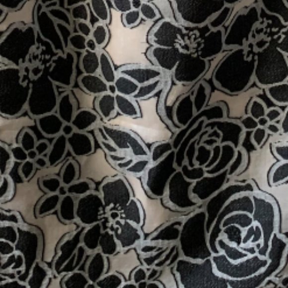 Monique Lhuillier strapless event dress, Black & White Size 2 - Picture 3 of 5